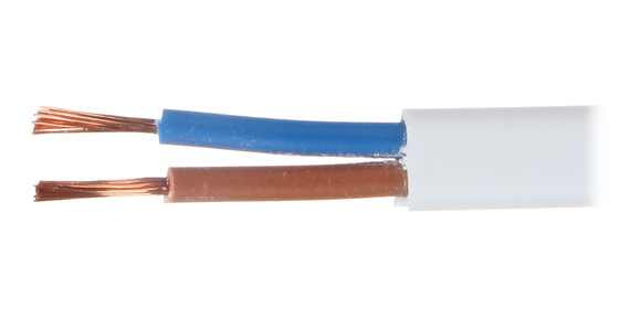 6mm2 Kern-Flachdraht-elektrisches Kabel-feuerfestes kupfernes Material des Zwillings-2