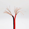 Heatproof rotes schwarzes Sprecher-Kabel, praktische 1,5 Millimeter Sprecher-Draht-