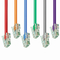 CAT5e-Ethernet-Netzwerk Flecken-Kabel-Unshielded Mehrfarbenlanglebiges gut